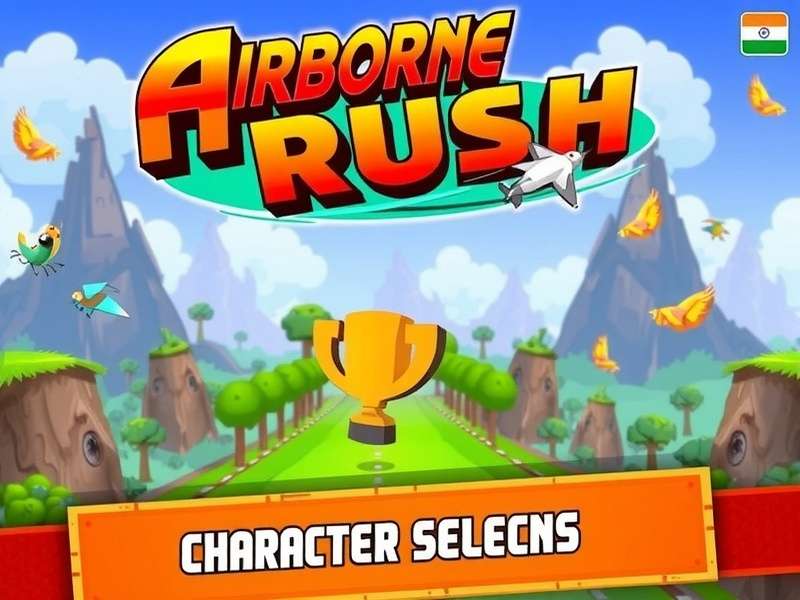 Airborne Rush Character Selection Screen